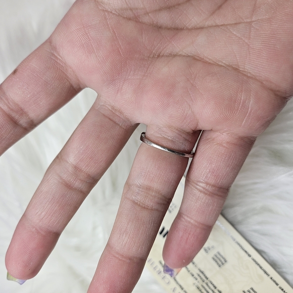 Champagne Diamond Silver Women's Ring - Picture 6 of 7